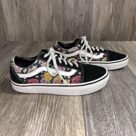 Vans Old Skool US Size Womens 5 / Mens 3.5 Shoes Floral Skate Sneaker Shoes - Picture 1 of 11